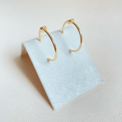 Nadia hoop earrings