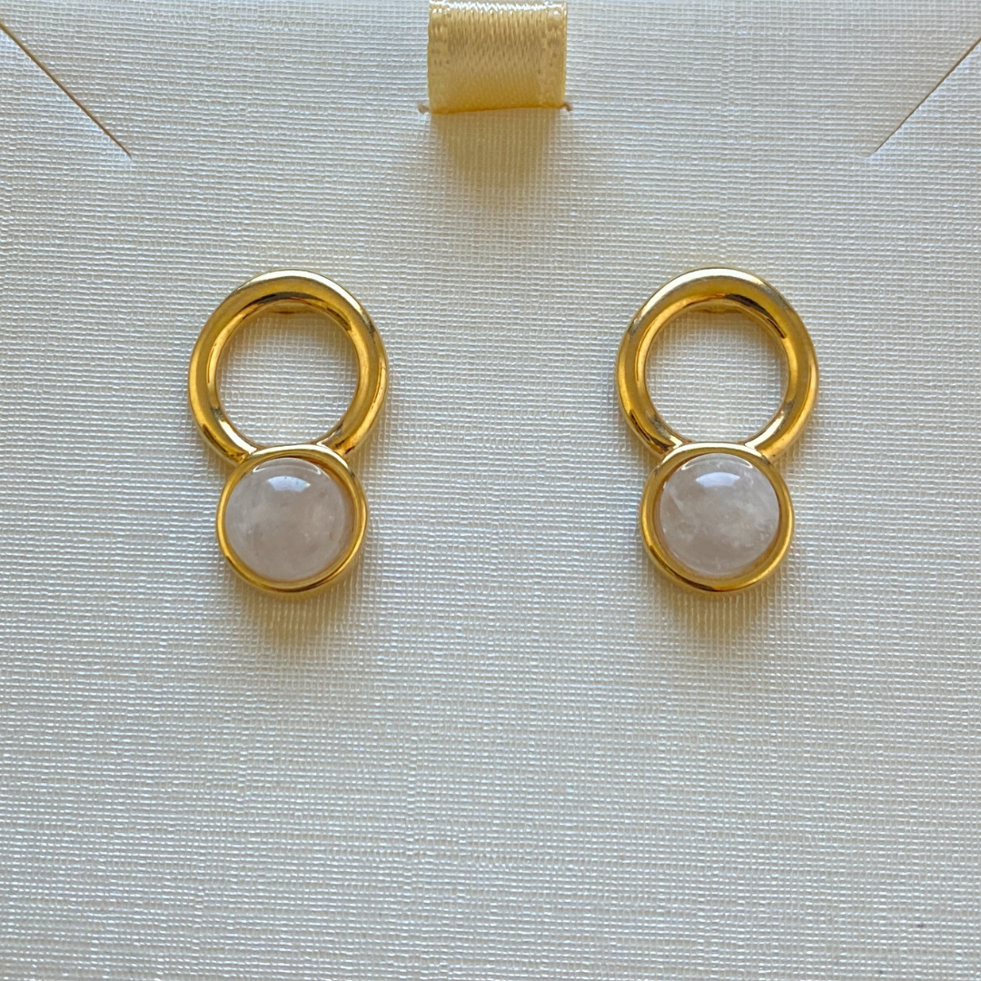 Ruth Quartz earrings