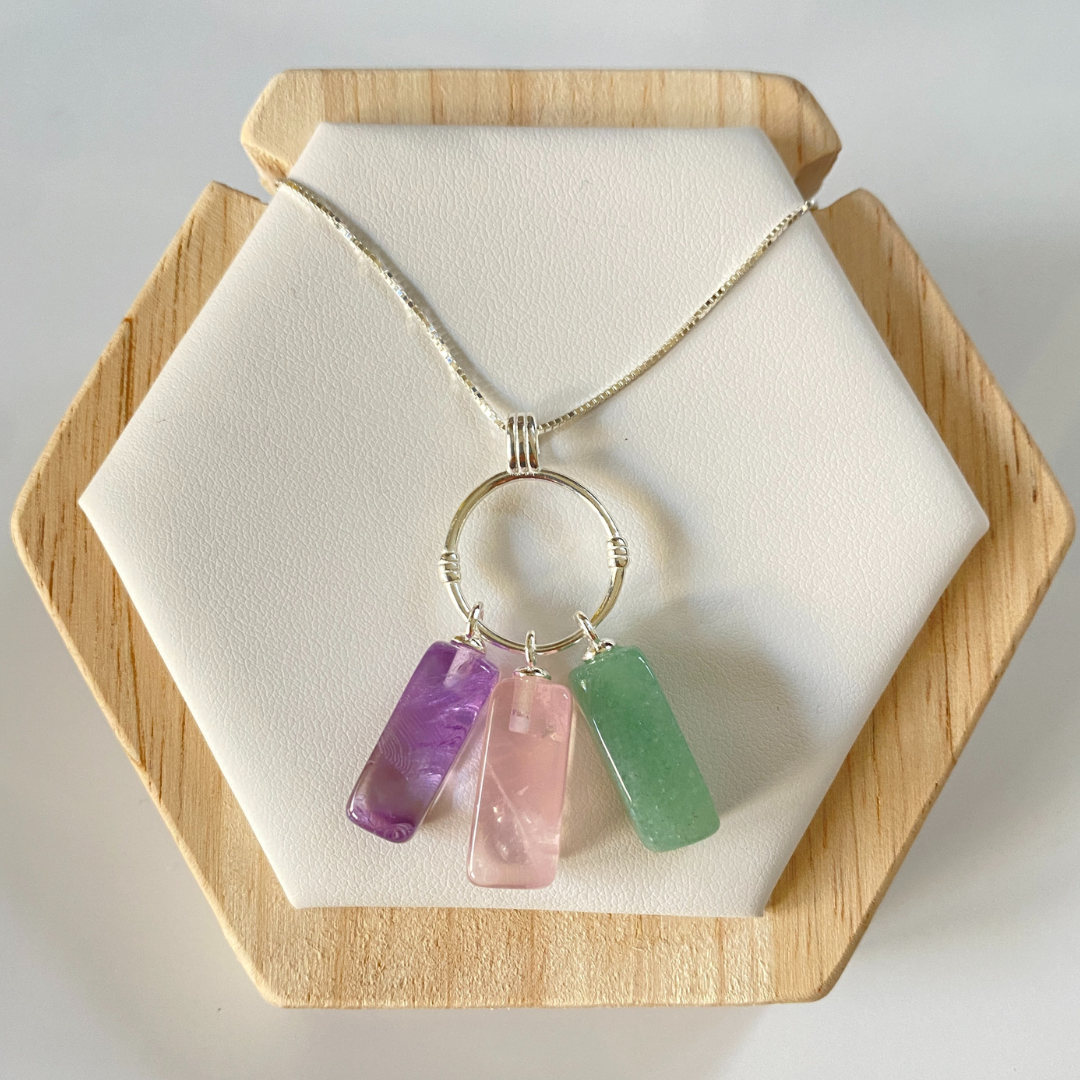 Crystal Healing pendant (Silver 925)