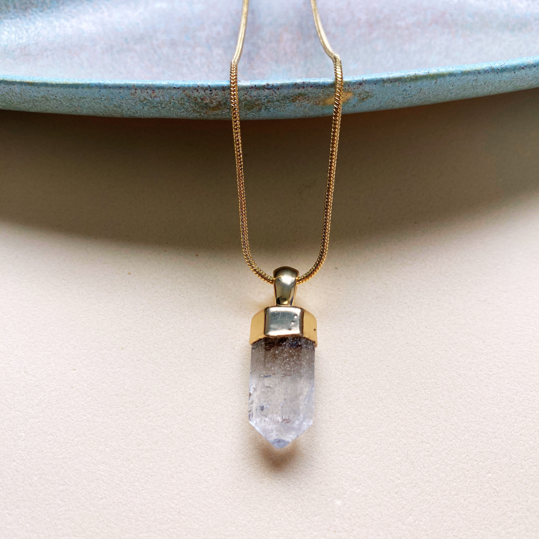 Clear Quartz (Rock Crystal) pendant