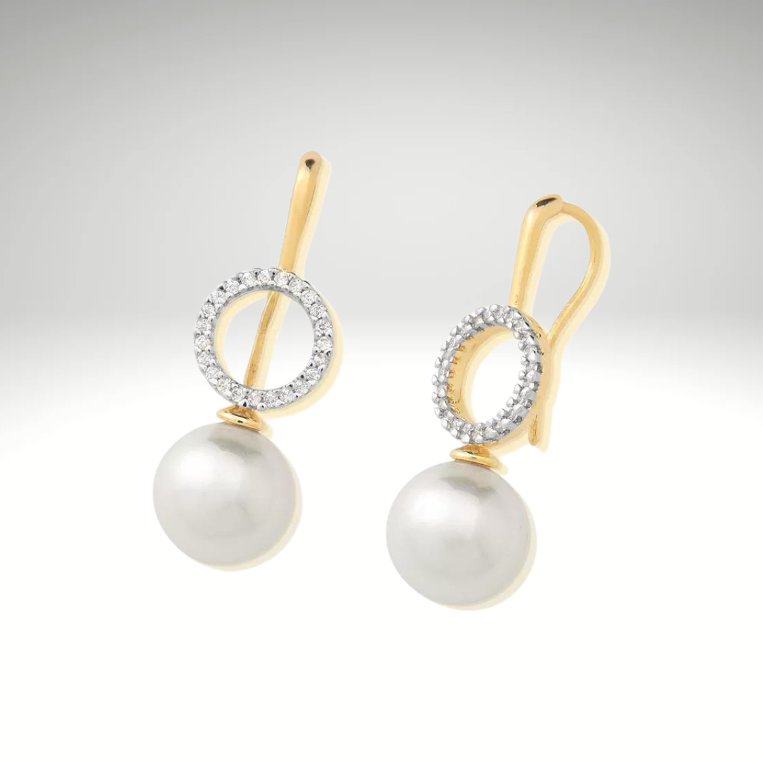 Crystelle Pearls earrings